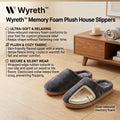 Wyreth™ Memory Foam Plush House Slippers